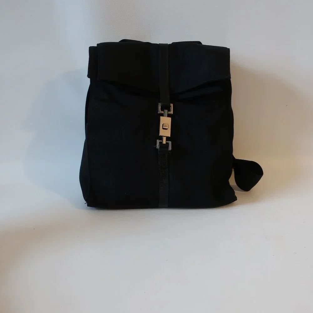 Womens Gucci Black 003-0236-3754 Mixed Media Backpack Bag * - Picture 3 of 16